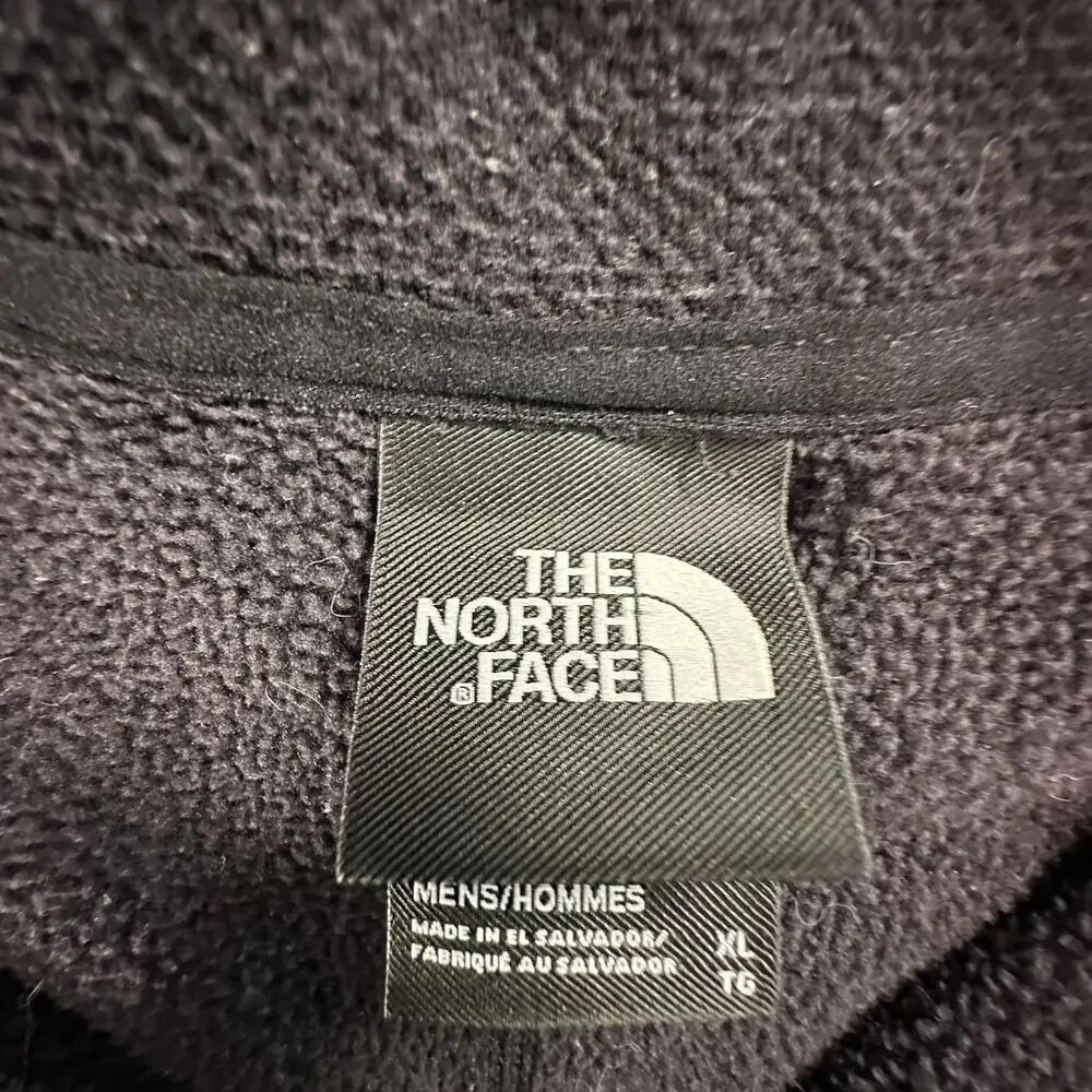 The North Face Mens Black Fleece Quarter-Zip Jacket‎ XL 360